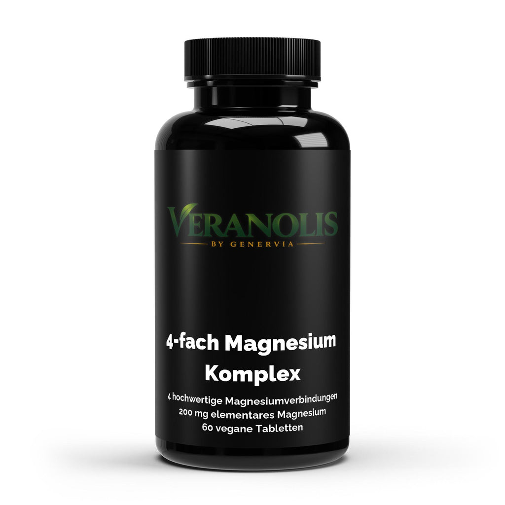 VERANOLIS Magnesio – Poder 4 en 1 | 60 Tabletas Veganas